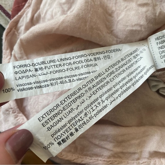 Zara Girls Dusty Pink Eyelet Embroidered Cottagecore Dress - Picture 13 of 14